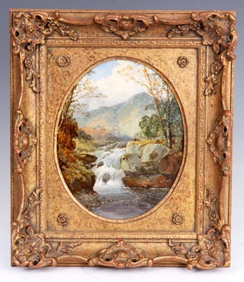 Lot 402 - JAMES BURRELL SMITH 1822 - 1897 OIL ON OVAL...