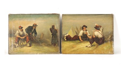 Lot 545 - A PAIR OF 19TH CENTURY CONTINENTAL OILS ON CANVAS