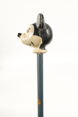 Lot 396 - A VINTAGE MICKEY MOUSE WALKING CANE