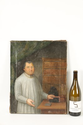 Lot 607 - A 19TH CENTURY OIL ON CANVAS