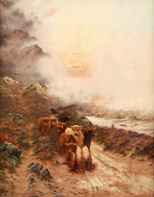 Lot 408 - SIDNEY PYKE 1846 - 1907 Oil on canvas,...