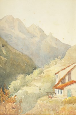 Lot 578 - ADOLF HITLER WATERCOLOUR