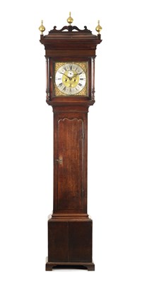 Lot 809 - THOMAS STRINGER, DRAYTON. A MID-18TH CENTURY EIGHT-DAY OAK LONGCASE CLOCK