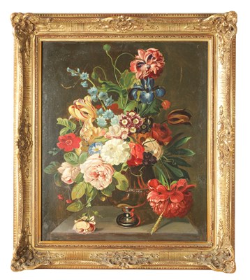 Lot 625 - A 19TH CENTURY STYLE STILL LIFE OIL ON PANEL