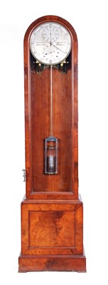 Lot 709 - W. DAVIS & SONS, CHRONOMETER, WATCH & CLOCK MANUFACTURERS. A FINE QUALITY REGULATOR LONGCASE CLOCK