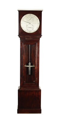 Lot 807 - ROBERT BRYSON, EDINBURGH. A FINE QUALITY MID 19TH CENTURY MAHOGANY OBSERVATORY REGULATOR CLOCK