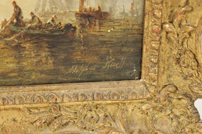 Lot 604 - WILLIAM ADOLPHUS KNELL (1802 - 1875) OIL ON CANVAS