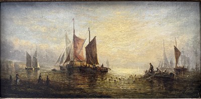 Lot 604 - WILLIAM ADOLPHUS KNELL (1802 - 1875) OIL ON CANVAS