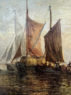 Lot 604 - WILLIAM ADOLPHUS KNELL (1802 - 1875) OIL ON CANVAS