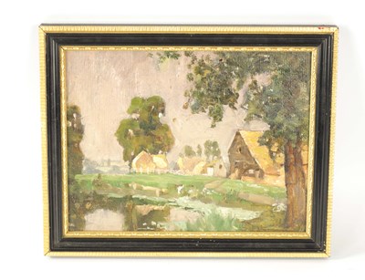 Lot 585 - ATT. FRANCES PAUL WOOD OIL ON BOARD