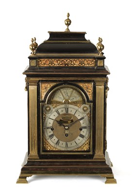 Lot 791 - LOUIS STEINER, LONDON. A FINE MID 18TH CENTURY MUSICAL VERGE BRACKET CLOCK