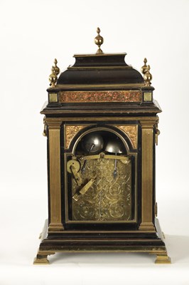 Lot 791 - LOUIS STEINER, LONDON. A FINE MID 18TH CENTURY MUSICAL VERGE BRACKET CLOCK