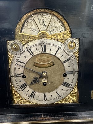 Lot 791 - LOUIS STEINER, LONDON. A FINE MID 18TH CENTURY MUSICAL VERGE BRACKET CLOCK