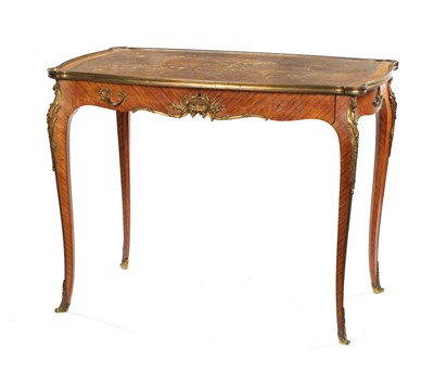 Lot 1363 - A GOOD 19TH CENTURY FRENCH ORMOLU MOUNTED AND KINGWOOD WRITING TABLE IN THE MANNER OF FRANCOIS LINKE