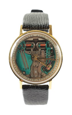 Lot 260 - A 1960’S GENTLEMAN’S STEEL BULOVA M6 ACCUTRON WRISTWATCH