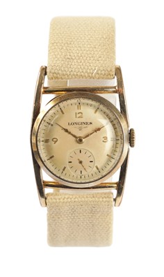 Lot 256 - A RARE GENTLEMAN’S 1940’s LONGINES ‘MAINLINER’ WRISTWATCH