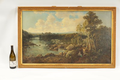 Lot 593 - EDMUND JOHN NIEMANN (BRITISH 1813-1876) LARGE OIL ON CANVAS