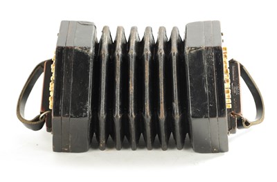 Lot 530 - LACHENAL & CO. LONDON. AN BONE BUTTONED CONCERTINA