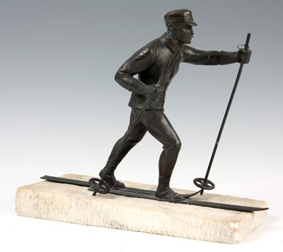 Lot 442 - AN EARLY 20th CENTURY AUSTRIAN BRONZE...