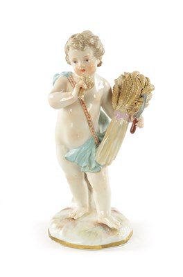 Lot 111 - A 19TH CENTURY MEISSEN STYLE PORCELAIN FIGURE