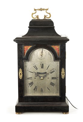 Lot 1327 - N. HOUGHTON, BOLTON. AN 18TH CENTURY AND LATER DOUBLE FUSEE VERGE BRACKET CLOCK