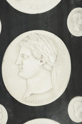 Lot 922 - A COLLECTION OF 19TH CENTURY PLASTER BUST PLAQUES