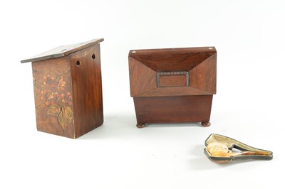 Lot 143 - A CASED SILVER MOUNTED MEERSCHAUM PIPE