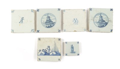 Lot 71 - A COLLECTION OF 18TH CENTURY DELFT TILES