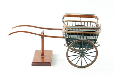 Lot 478 - A SCRATCH BUILT MODEL OF A GOVERNESS CART