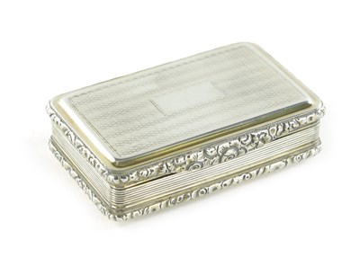 Lot 530 - A LATE 18TH CENTURY ROCOCO SILVER PILL BOX