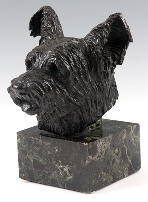 Lot 463 - E. GODARD A PATINATED BRONZE SCULPTURE formed...