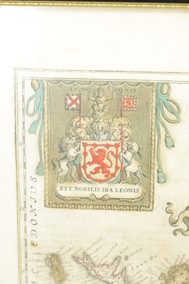 Lot 414 - A 19TH CENTURY HAND COLOURED MAP OF ORKNEY AND SHETLAND