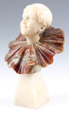 Lot 475 - AN EARLY 20th CENTURY MARBLE BUST modeled as a...