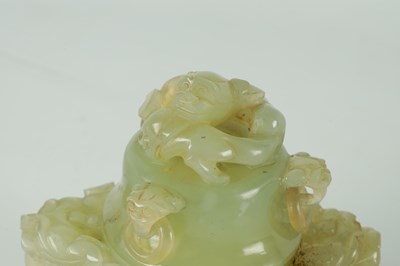 Lot 355 - CHINESE JADE CENSER