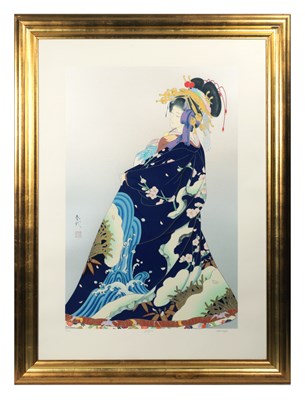 Lot 553 - HARUYO MORITA (B. 1945) SERIGRAPH