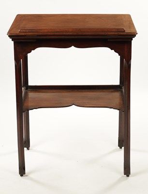 Lot 1402 - A RARE AND UNUSUAL GEORGE II MAHOGANY ARTIST’S TABLE IN THE MANNER OF THOMAS CHIPPENDALE