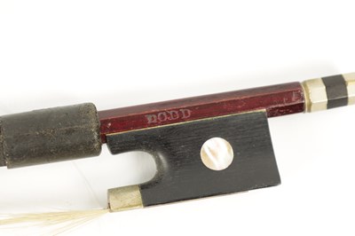 Lot 1114 - AN OLD VIOLIN BOW SIGNED DODD