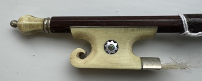 Lot 1106 - A COLLECTION OF SEVEN ANTIQUE VIOLIN BOWS