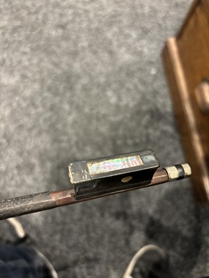 Lot 1106 - A COLLECTION OF SEVEN ANTIQUE VIOLIN BOWS