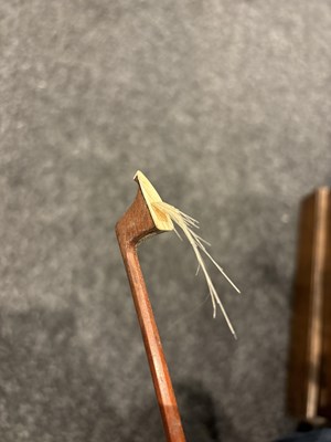 Lot 1106 - A COLLECTION OF SEVEN ANTIQUE VIOLIN BOWS