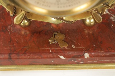 Lot 1343 - A LATE 19TH CENTURY FRENCH INDUSTRIAL DESK CLOCK COMPENDIUM