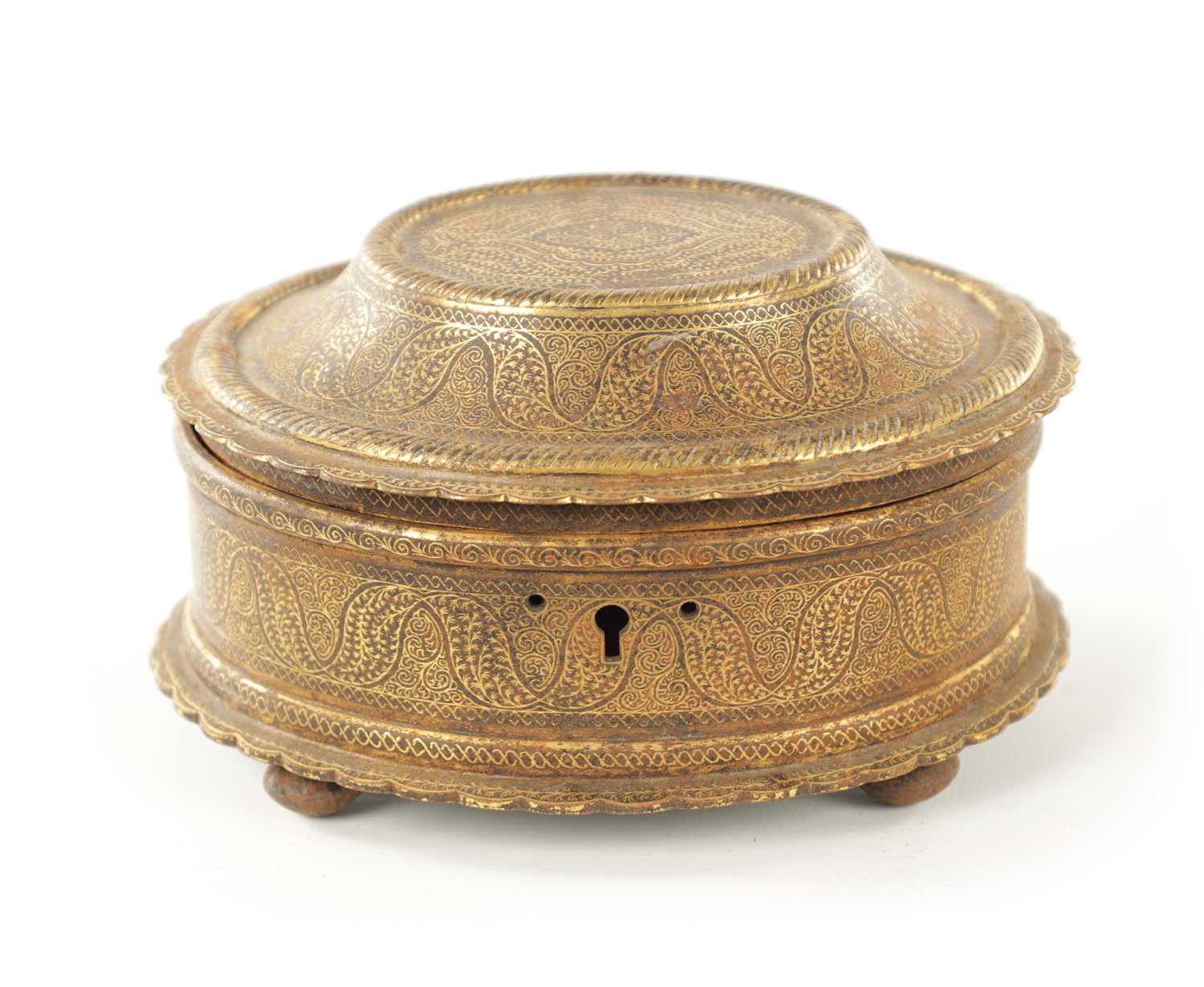 Encrier à Décor Champlevé, Fin XIXème Siècle Encrier à Décor Champlevé, Fin XIXème Siècle
