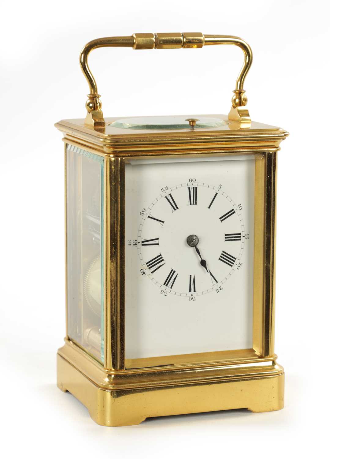 Lot 1214 - A LATE 19TH CENTURY FRENCH GRAND SONNERIE REPEATING CARRIAGE CLOCK