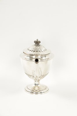 Lot 700 - AN EARLY 19TH CENTURY CONTINENTAL SILVER TEAPOT - POSSIBLY BALTIC