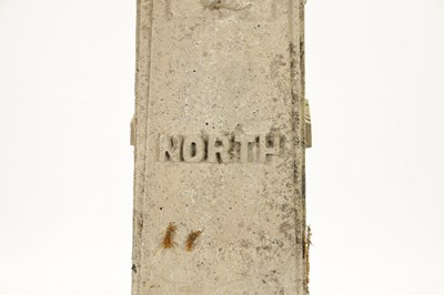 Lot 364 - AN EARLY 18TH CENTURY BRONZE SUNDIAL DATED 1717 RAISED ON AN ARTS AND CRAFTS COMPOSITE STONE BASE