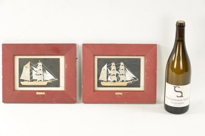 Lot 173 - A PAIR OF 19TH CENTURY 3D SAILORS PICTURES