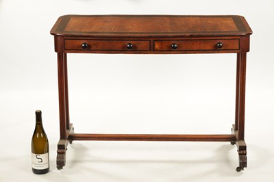 Lot 427 - A RARE CANADIAN REGENCY PERIOD ASH AND COROMANDEL SIDE TABLE