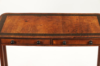 Lot 427 - A RARE CANADIAN REGENCY PERIOD ASH AND COROMANDEL SIDE TABLE