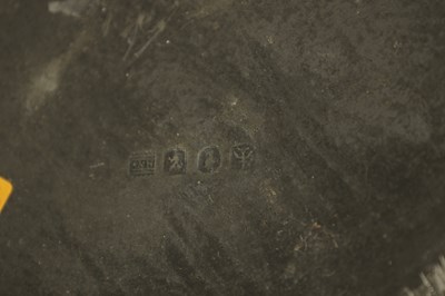 Lot 273 - A SET OF FOUR 18TH CENTURY PEWTER PLATES AND A LIPPED TANKARD