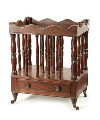 Lot 430 - A REGENCY COLONIAL HARDWOOD CANTERBURY